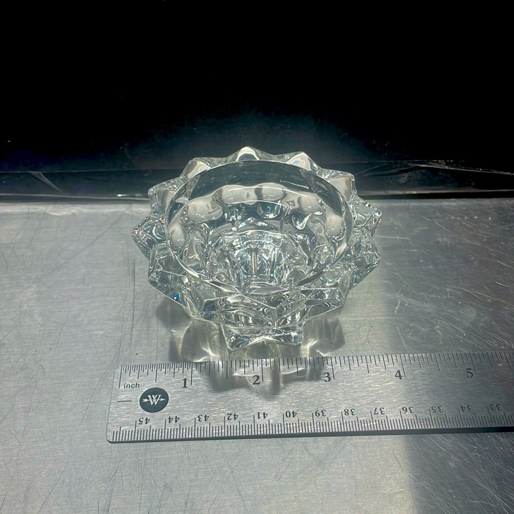 Crystal candle holder or tea light from France